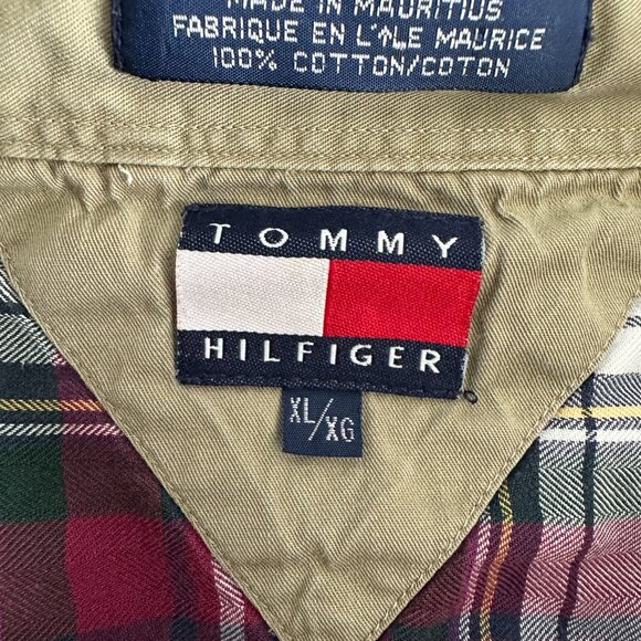 Tommy Hilfiger Womens Plaid Button down long sleeve shirt, size XL - Picture 4 of 4